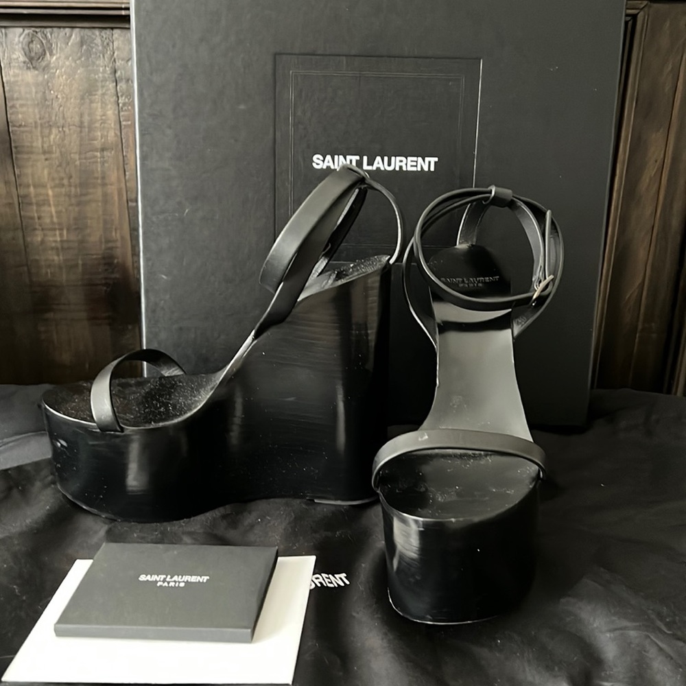 YSL Frida Wedge Sandal size 37